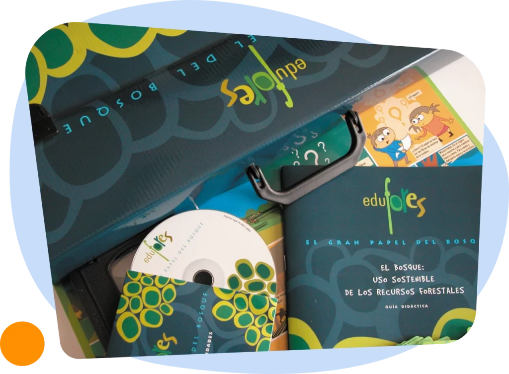 Imagen de los distintos elementos de “El gran papel del bosque”