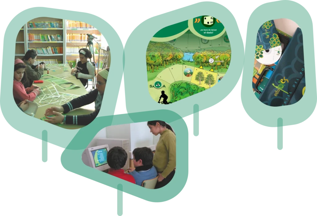 Fotos proyectos Edufores en ilustración de árboles