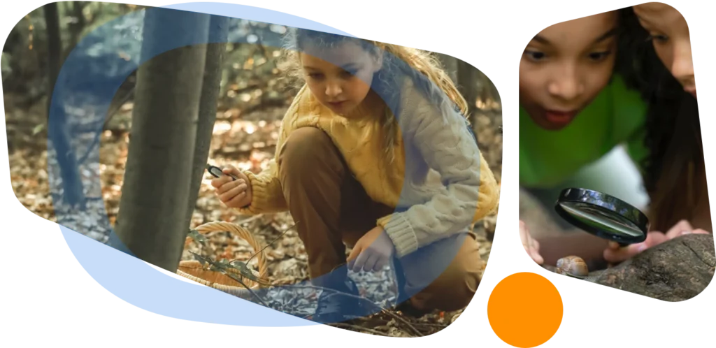 Fotos chicos en el blosque